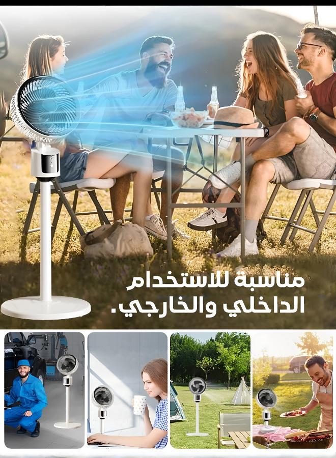 مروحة واقفة موفرة للطاقة وهادئة لتنقية الهواء وتعزيز الدورة الهوائية - Image 3